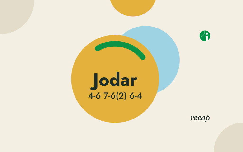 Jodar d. Lehecka 4-6 7-6(2) 6-4, Shanghai Round of 32